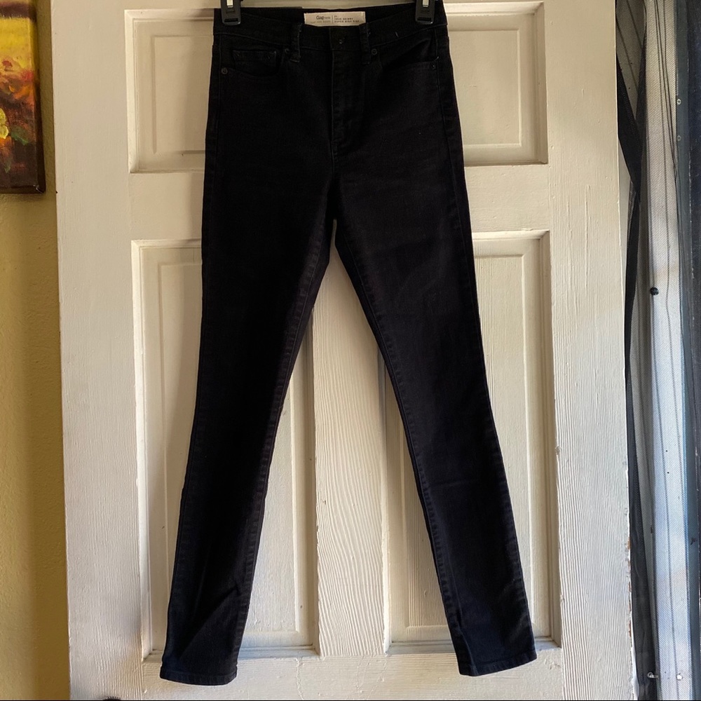 Gap super high rise skinny jeans Sz 25
